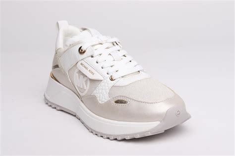 michael kors gympen dames wit|michael kors white sneakers women.